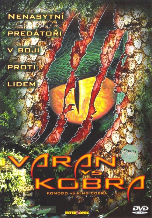 The Curse of the Komodo - Czech DVD movie cover