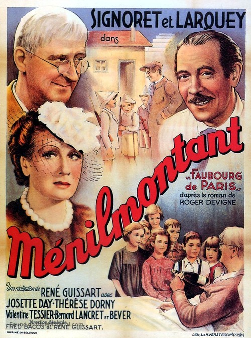 M&eacute;nilmontant - Belgian Movie Poster