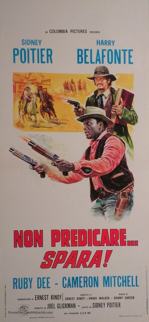 Buck and the Preacher - Italian Movie Poster
