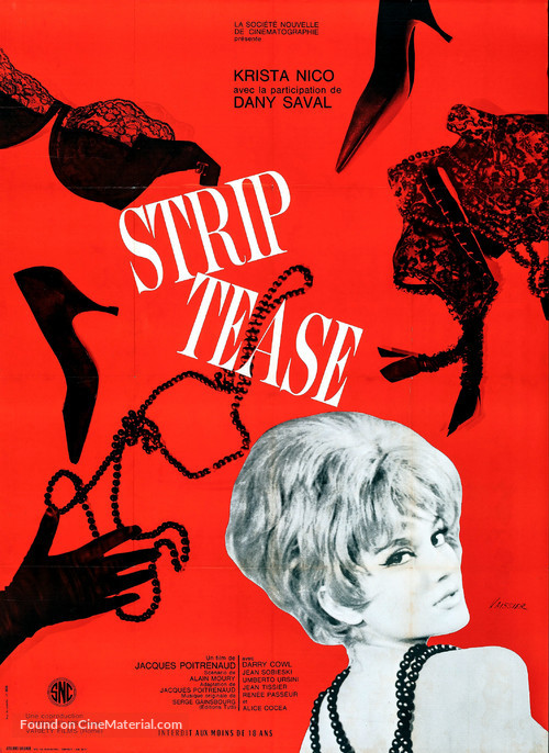 Strip-tease - French Movie Poster