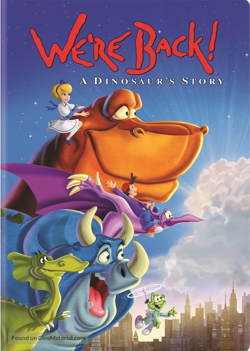We&#039;re Back! A Dinosaur&#039;s Story - DVD movie cover