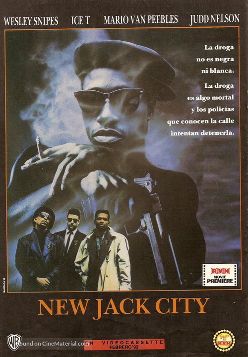 New Jack City - Argentinian VHS movie cover