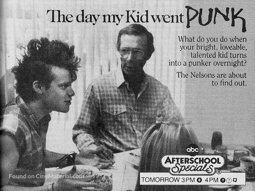 &quot;ABC Afterschool Specials&quot; The Day My Kid Went Punk - poster