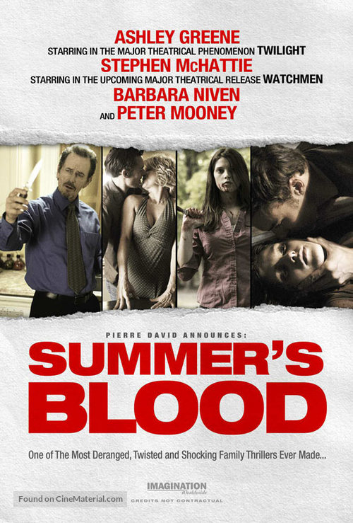 Summer&#039;s Blood - DVD movie cover