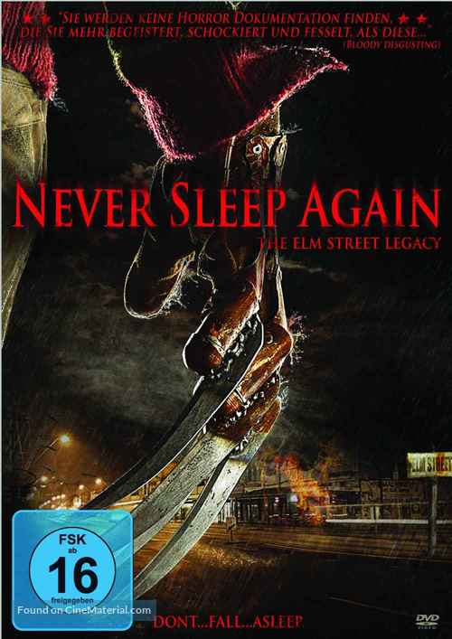 Never Sleep Again: The Elm Street Legacy - German DVD movie cover