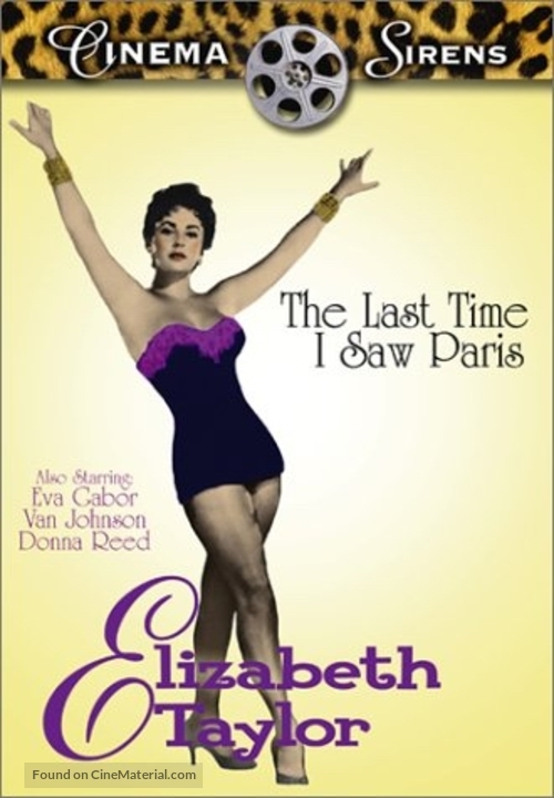 The Last Time I Saw Paris - DVD movie cover