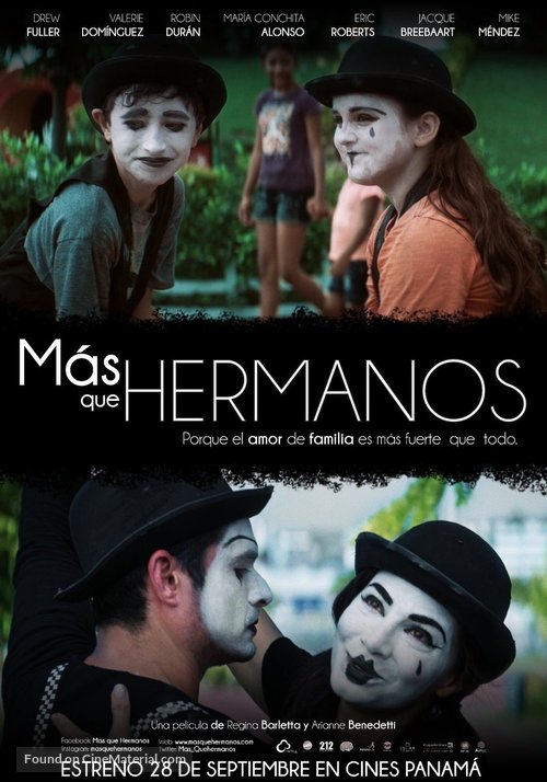 Mas Que Hermanos - Panamanian Movie Poster