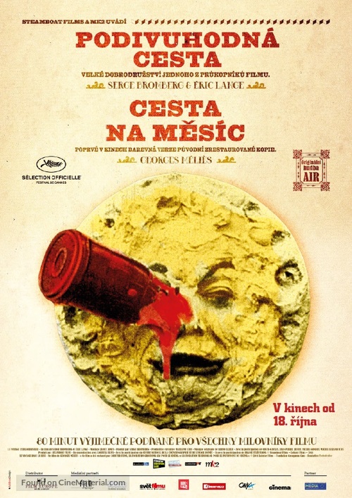 Le voyage dans la lune - Czech Re-release movie poster