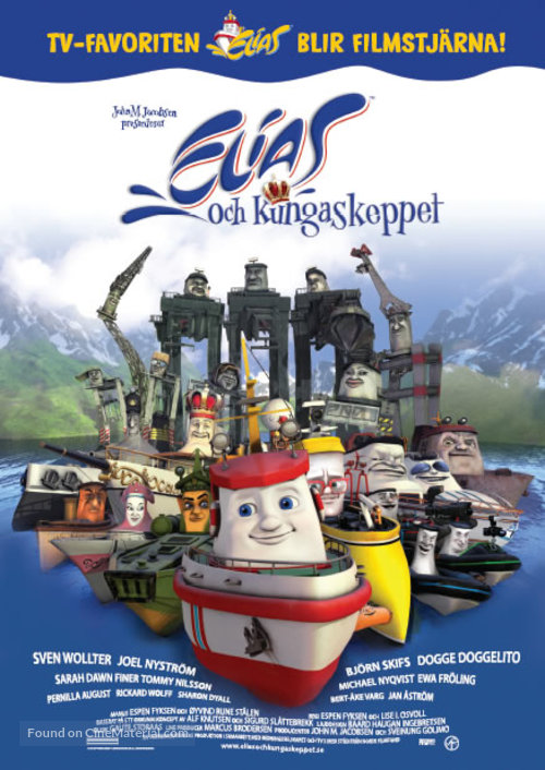 Elias og kongeskipet - Swedish Movie Poster