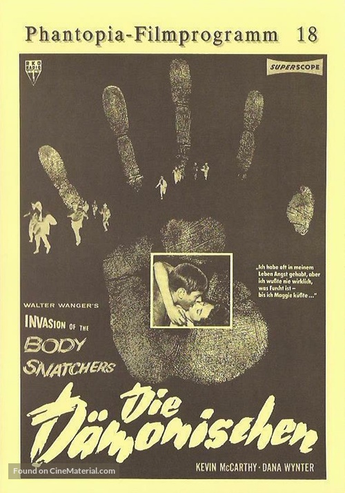 Invasion of the Body Snatchers - German poster