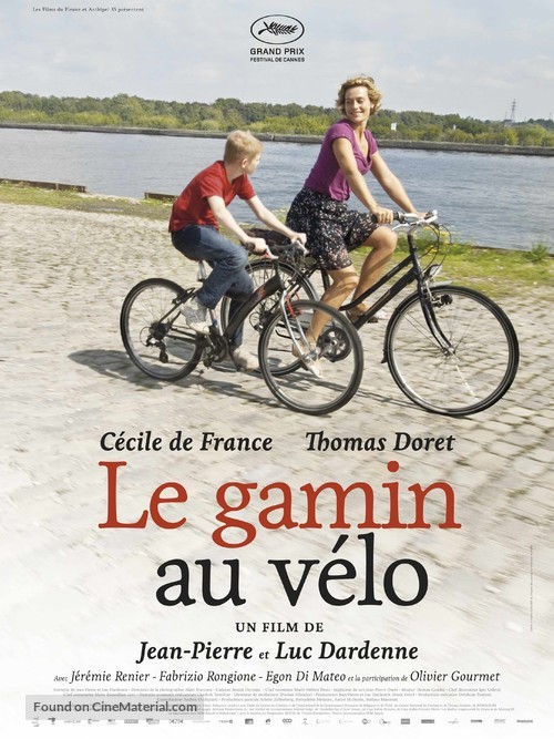 Le gamin au v&eacute;lo - French Movie Poster
