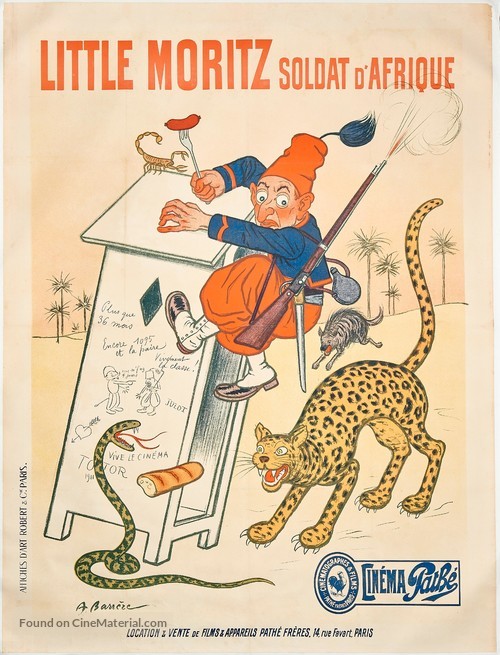 Little Moritz, soldat d&#039;Afrique - French Movie Poster