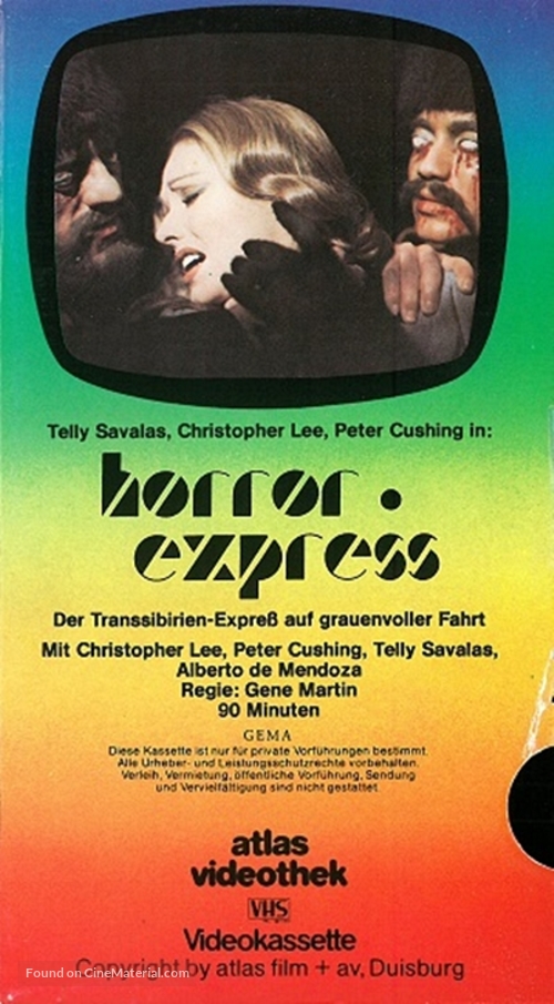 P&aacute;nico en el Transiberiano - German VHS movie cover