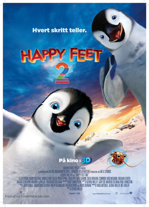 Happy Feet Two - Norwegian Movie Poster