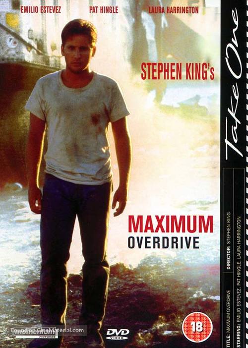Maximum Overdrive - British DVD movie cover