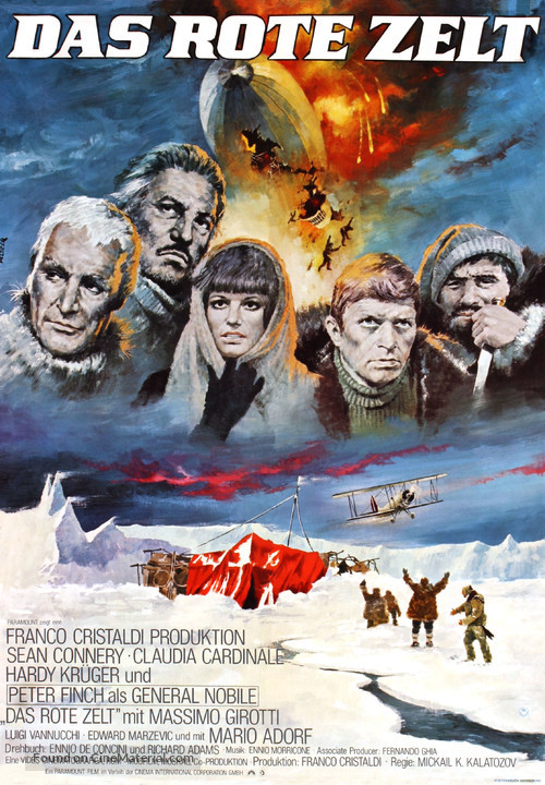 Krasnaya palatka - German Movie Poster