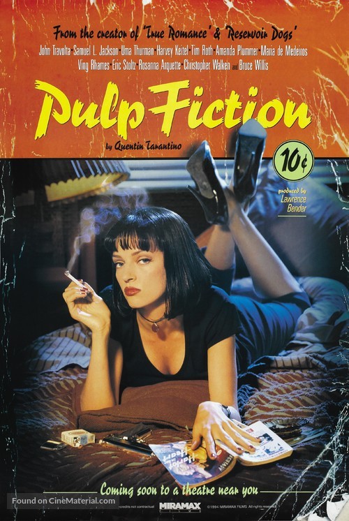 Pulp Fiction - Advance movie poster