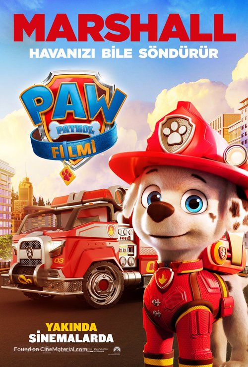 Paw Patrol: The Movie - Turkish Movie Poster