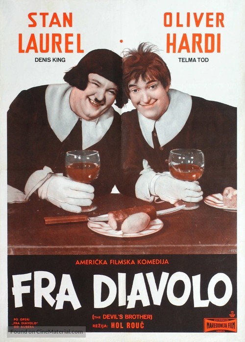 The Devil&#039;s Brother - Yugoslav Movie Poster