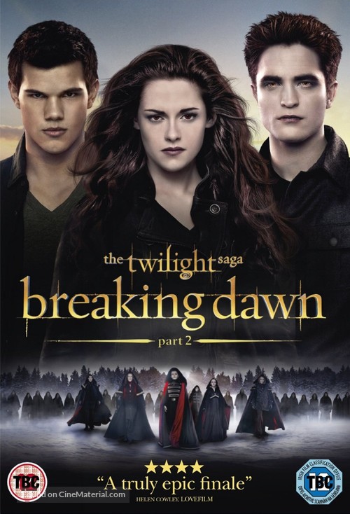 The Twilight Saga: Breaking Dawn - Part 2 - British DVD movie cover