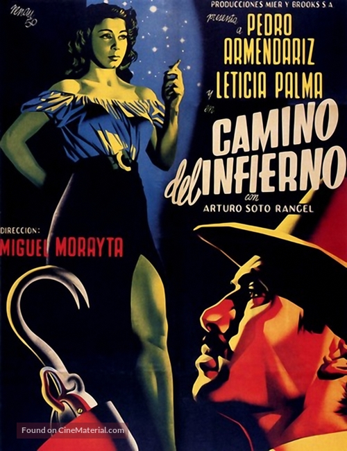 Camino del infierno - Mexican Movie Poster