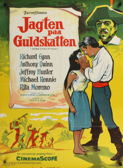 Seven Cities of Gold - Danish Movie Poster