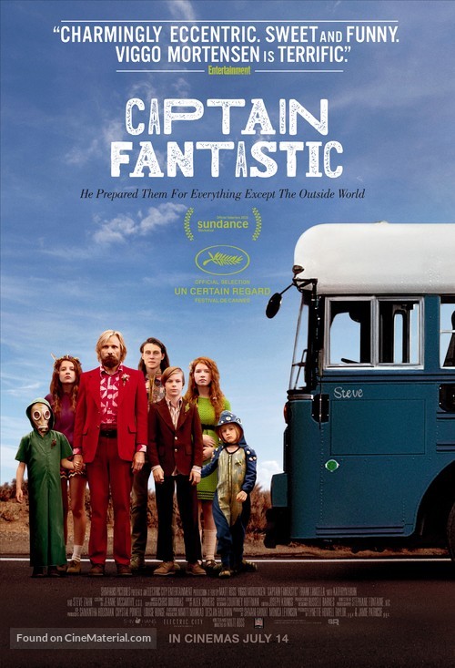 Captain Fantastic - British Movie Poster