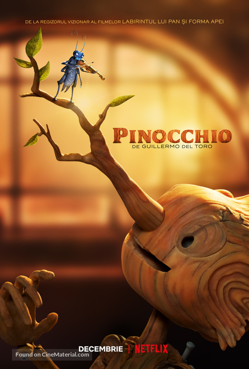 Guillermo del Toro&#039;s Pinocchio - Romanian Movie Poster