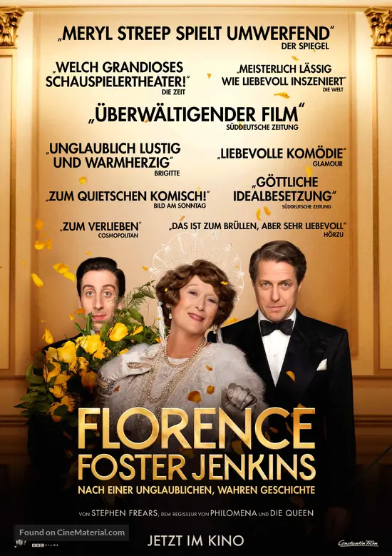 Florence Foster Jenkins - German Movie Poster