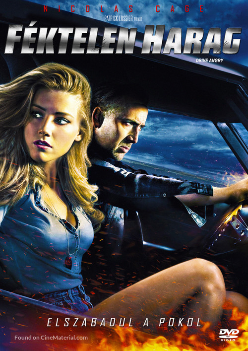 Drive Angry - Hungarian DVD movie cover