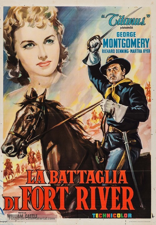 Battle of Rogue River - Italian Movie Poster