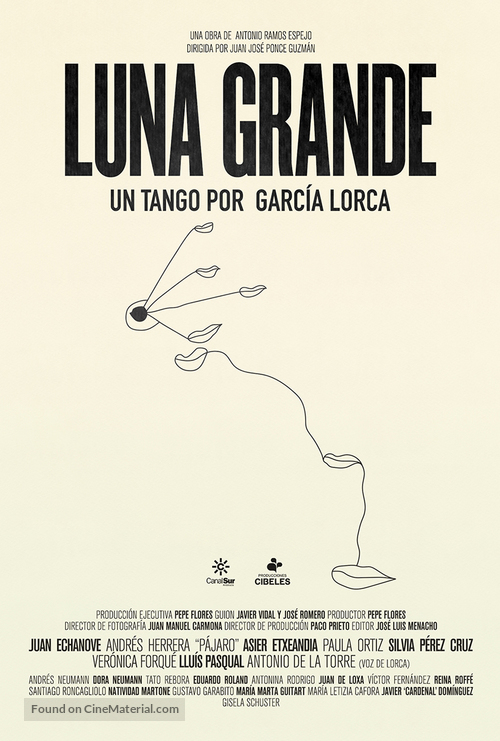 Luna grande, un tango por Garc&iacute;a Lorca - Spanish Movie Poster