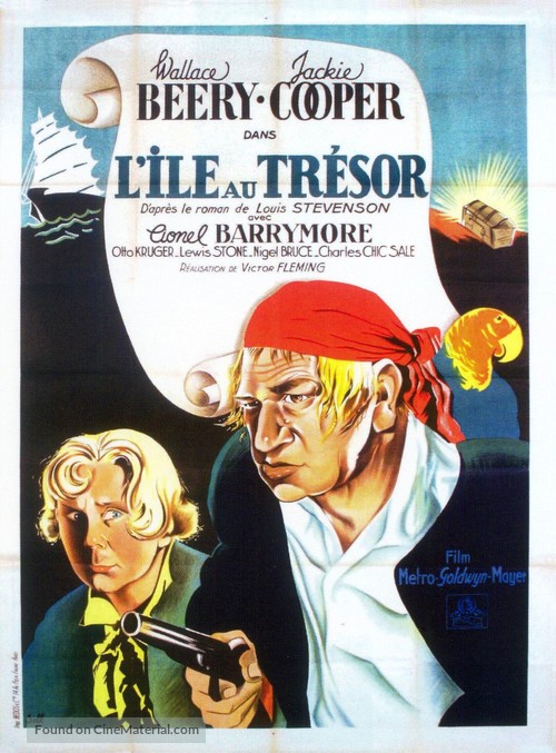 Treasure Island - French Movie Poster