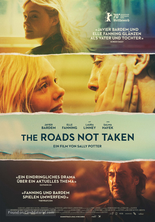 The Roads Not Taken - Swiss Movie Poster