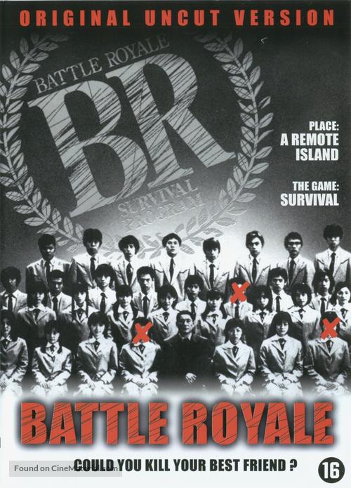 Battle Royale - Dutch DVD movie cover