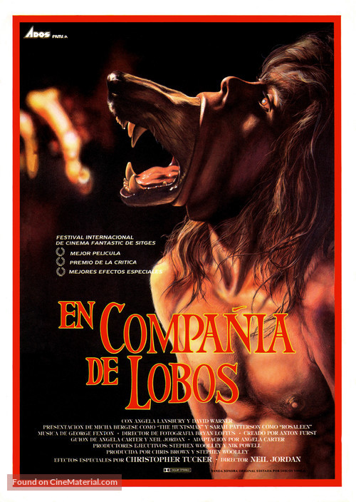 The Company of Wolves - Spanish Movie Poster