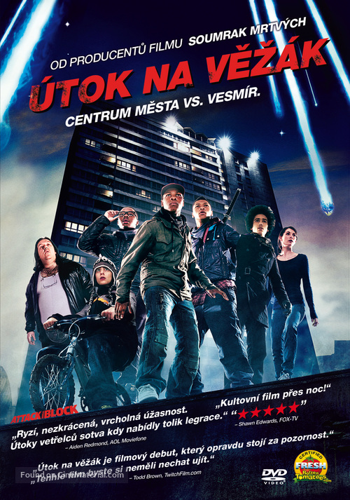 Attack the Block - Czech DVD movie cover