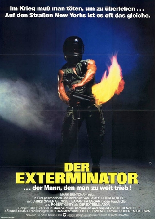 The Exterminator - German Movie Poster