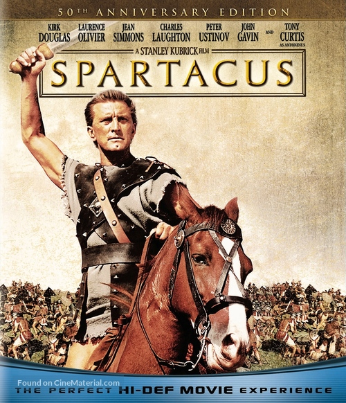 Spartacus - Blu-Ray movie cover