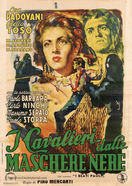 I cavalieri dalle maschere nere (I beati paoli) - Italian Movie Poster