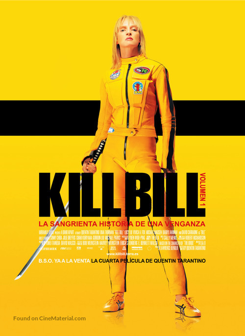 Kill Bill: Vol. 1 - Spanish Movie Poster