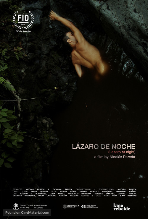 L&aacute;zaro de noche - Mexican Movie Poster