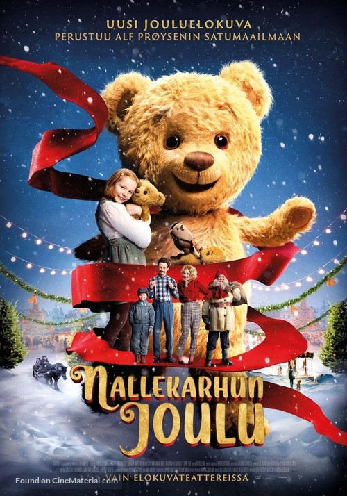 Teddybj&oslash;rnens jul - Finnish Movie Poster