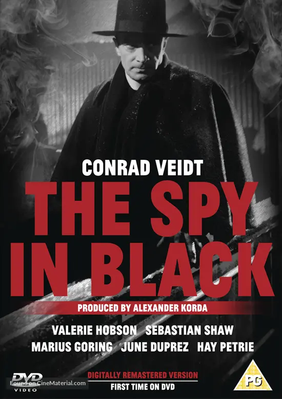 The Spy In Black 1939 British Dvd Movie Cover