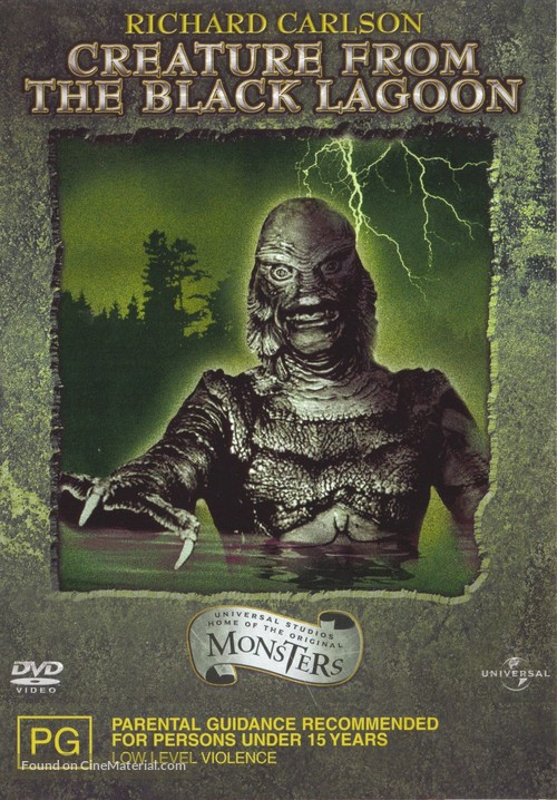 Creature from the Black Lagoon - Australian DVD movie cover