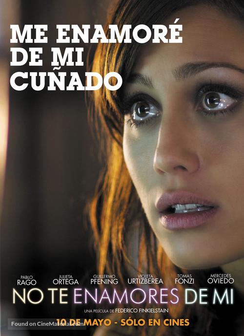 No te enamores de m&iacute; - Argentinian Movie Poster