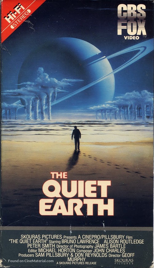 The Quiet Earth - VHS movie cover