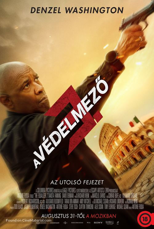 The Equalizer 3 - Hungarian Movie Poster