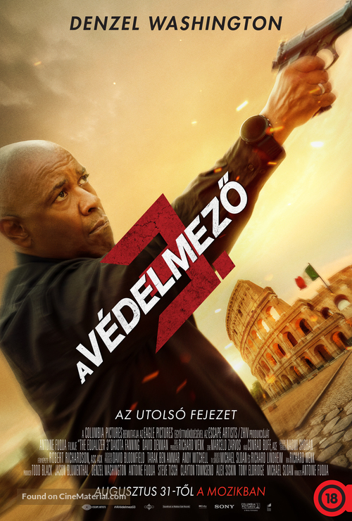 The Equalizer 3 - Hungarian Movie Poster