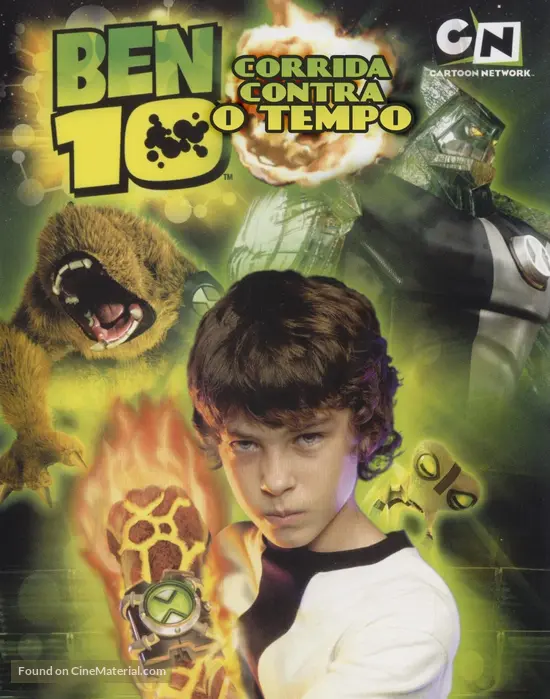 Ben 10: Race Against Time - Brazilian DVD movie cover